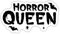DesignsByJnk5 Sticker Unisex Halloween | Horror Queen Aufkleber Halloween Spruch | Horror Film lustige Sprüche Autoaufkleber Geschenkidee Halloween