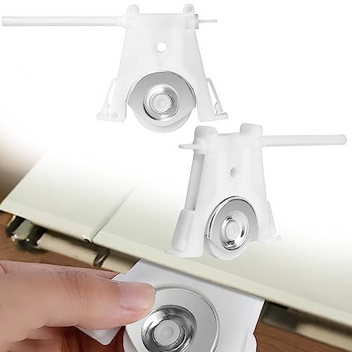 Schiebetür untere Rolle für Andersen Schiebetür Terrassentür Insektenschutzgitter Teil #1997310 (1991 bis heute), 3,8 cm Nylon, konkaves Rad, Kante verstellbar, 2 Stück