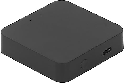 Bluetooth Gateway Wireless Hub para la Aplicación Tuya Bloqueo de Control de Voz Remoto Compatible con Home Black