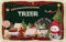 vianmo Blechschild 18x12cm Weihnachten aus Trier Deko Geschenk Metall Schild