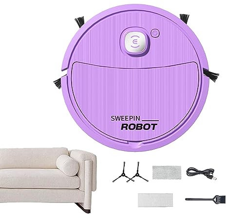 Stronrive Robot Aspirateur | Aspirateur Robot de Nettoyage Automatique des sols à Faible Bruit,Appareil électroménager pour Chambre à Coucher, Salle à Manger, Salon, Balcon, Cuisine, Couloir