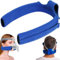 CPAP Nackenpolster, CPAP Maske Kopfbedeckung Abdeckung, Premium Schlafapnoe Maske Nackenpolster - Universelle Größe für erholsamen Schlaf - Inklusive hochwertiger Gurtbezüge, Gesichtspads (Blue)
