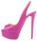 Nuovissimo tacchi a spillo da donna con plateau alto 14 cm, tacco super alto, sandali da sera gladiatore, scarpe da donna, Lilla, 37 EU
