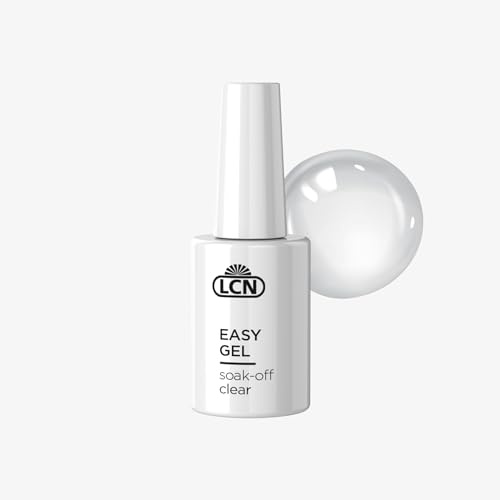 LCN Easy Gel clear 10ml - Haftung, Verstärkung, Versiegelung in einem Produkt mit Keratin