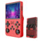 Keyboy Game Console R36S Retro Handheld Game Console con 64/128G Built-in 21000+ Giochi Classici, Sistema Linux Open Source Schermo IPS da 3,5 pollici Lettore video tascabile portatile (nuovo rosso