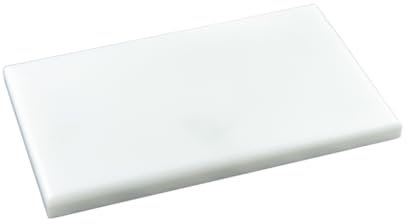TOPATUPA - Tabla de corte profesional de polietileno - 60x40x2 cm - con gomas antideslizantes (Blanco)