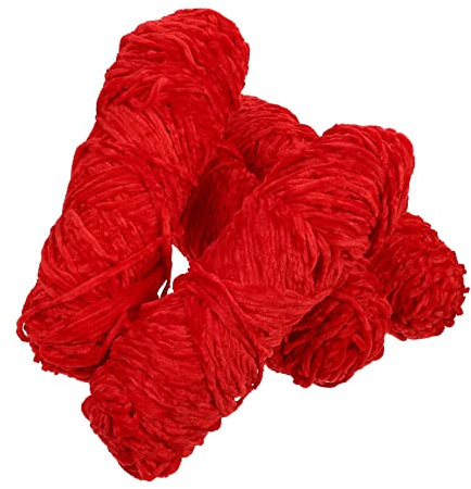 Gadpiparty 4 Stück Modisches Handgestricktes Garn Weiches Chenillegarn Zum Stricken Von Schals Hüten Und Schals