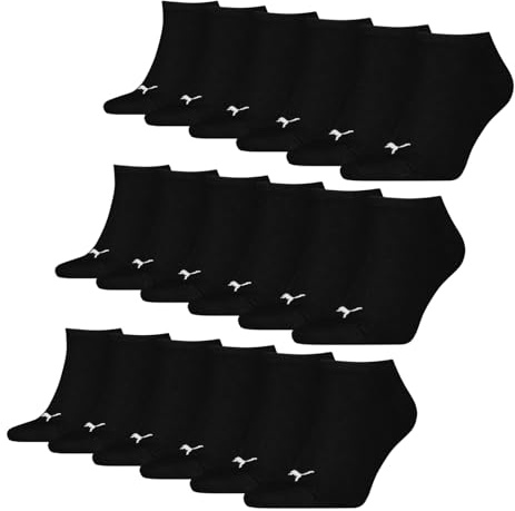 PUMA 9 Paar Unisex Herren Damen Sportsocken Kurzsocken Sneaker Socken