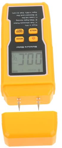 Artibetter Holzfeuchtemessgerät Digital Mit Lcd Bildschirm Hohe Präzision Kompakt Für Holz Bambus Papier Und Trockenbau Feuchtigkeitstester Für Wände Boden Und Brennmaterial