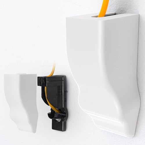 Abdeckung für Glasfaser-Mauerdurchführung Weiß | Kompatibel mit Langmatz MD 256-13 mm | Ersatz für Telekom Materialnummer 40928145 | Schutzabdeckung für den Hausanschluss im Innenbereich