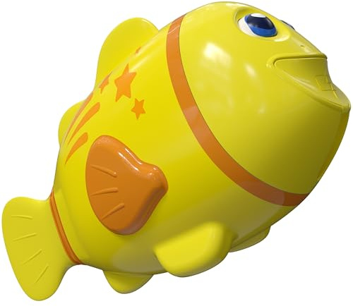 Schwimmende Fisch-Spielzeuge aufladbar mit LED-Beleuchtung & Temperatur-Farbwechsel Augen, für Babys Bad, Pool Tauchspielzeug, Wasserspielzeug für Kinder ab 3 Jahren, Badewanne, Wasser-Spieltisch