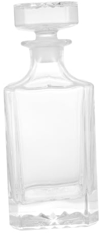 TOYANDONA Carafe Whisky Verre Imitation Cristal Mat Mat Décanteur Élégant pour Vodka et Whiskey Bouteille Décorative pour Maison et Bar