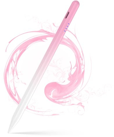 CMARS Stylus Pens for Touch Screens, High Precision, Magnetic Adsorption | Digital Pen Compatible with Huawei/Samsung/iPhone/Lenovo and Other Android Smartphone and Tablets Devices, Gradient Pink