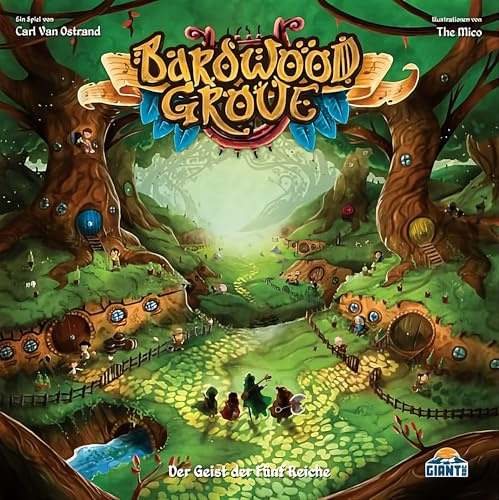 Brettspiel Bardwood Grove – Fantasy Adventure im Waldreich – English Edition