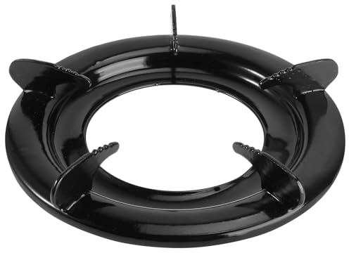 WOONEKY Pan Holder Stand Kitchen Gas Stove Rack Iron Bracket for Gas Burners, Non-Slip Universal Support for 2-5 Leg Burners, Easy to Install and Detach, Suitable for Indoor Cooking