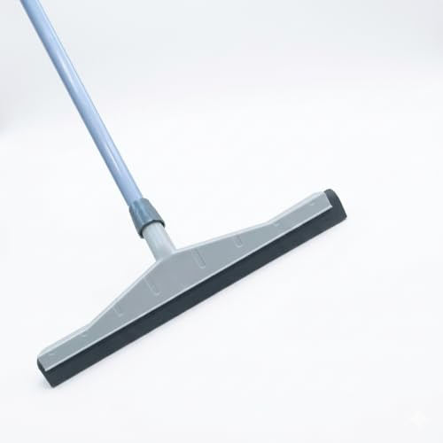 Haragán de Suelo Profesional con Mango de Aluminio, Limpia Suelos Industrial de Polipropileno con Goma de Doble Lámina, Ligero y Resistente, Disponible en 45, 55 y 75 cm (75 cm)