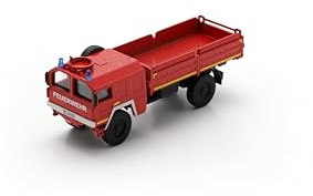 Schuco 1:87 MAN Kat1 5t GL Feuerwehr - Hochwertiges Diecast Modellauto im Maßstab 1:87, Modellauto, 1:87, Auto, Sammlermodell, H0