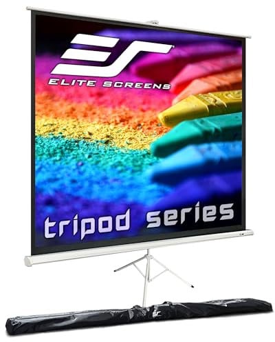 Elite T99NWS1 99 inch Tripod Pull Up Projection Screen