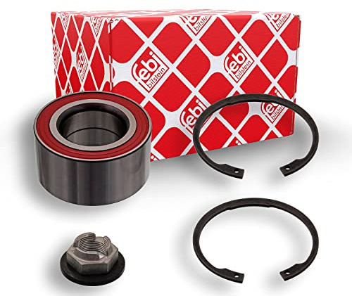 febi bilstein 19265 Radlagersatz mit Achsmutter und Sicherungsringen, 1 | Kompatibel mit: FORD COUGAR, MONDEO I, MONDEO I Stufenheck, MONDEO I Turnier, MONDEO II, MONDEO II Stufenheck