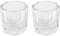 Hrhyme 2Pcs Glass Dappen Dish/Crystal Octogonal Cup Pot Acrylic Nail Art Liquid Powder