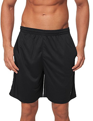 CFLEX Herren Fitness Shorts Kurze Sport Hose - Schwarz L