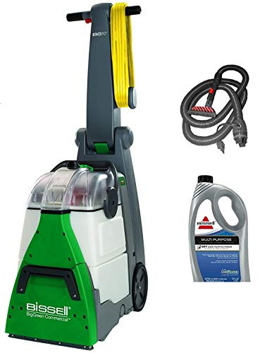BISSELL BigGreen Commercial BG10 Deep Cleaning 2 Motor Extracter Machine w/Upholstery Tool, and 32 OZ Shampoo Bundle