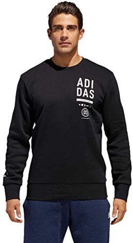 adidas Athletics International Crew, Black, X-Large