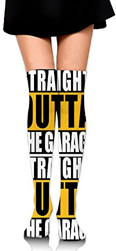 Straight Outta The Garage Compression Socks for Men & Women - Best for Running, Nurses, Shin Splints, Flight Travel, Skiing & Maternity Pregnancy - Boost Athletic Stamina & Recovery