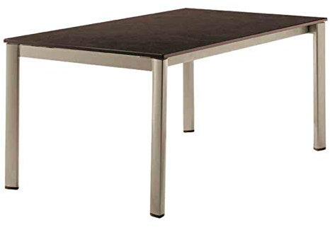 SIEGER Ausziehtisch, Vivodur®-Platte Schiefer Mocca, ca. 165/225/ 285 x 95 cm
