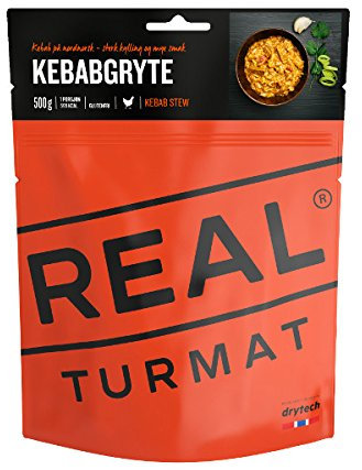 Original REAL/DRYTECH Norwegian expedition food, 5222 Chicken rice pans, 597 kcal / 138g (500g ready) emergency food