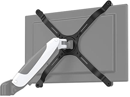 hjh OFFICE VESA-Adapter für 15-27 Zoll Monitore ohne VESA-Lochmuster VM-A4 Stahl Adapter-Set bis 10kg belastbar 802001