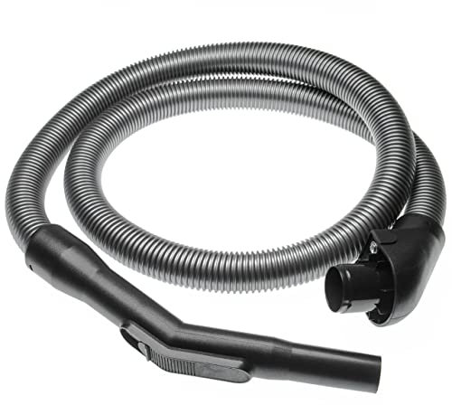 vhbw Staubsauger Ersatz Schlauch 32mm Rundanschluss kompatibel mit Miele S311I, S312I, S313I, S315I, S316I, S318I, S321I Staubsauger schwarz/silber