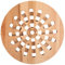 Creative Home Round Wooden Hot Pot Stand Pan Trivet | 19.5 x 19.5 x 1.5 cm | Table, Worktop & Counter Protector | Non Slip Natural Beech Wood | Reversible Heat Resistant Kitchen Coaster & Mat