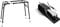Tiger KYS21-BK Adjustable Platform Keyboard Stand - Flat Top Stand for Keyboards and Mixers & M-Audio SP-2 - Universal Sustain Pedal with Piano Style Action, The Ideal Accessory for MIDI Keyboards