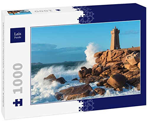 Lais Puzzle Leuchtturm von Ploumanach, Perros-Guirec, Bretagne 1000 Teile