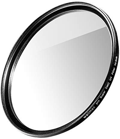 Walimex pro UV-Filter Slim Super DMC 52mm - besonders hochwertiger UV Filter Objektivfilter, Slim nur 2.5 mm,16x Super DMC Vergütung, für Objektivschutz und brilliante Farben, mit Box