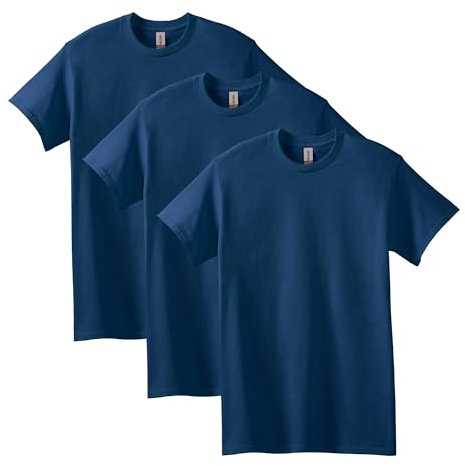 Gildan Unisex T-shirt aus Schwerer Baumwolle, Stil G5000 T-Shirt, Blau, L