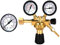 Druckminderer Druckregler für Argon / CO2-Gasregler mit Manometer Messingoberfläche, Argon-Inertgas-Gasschweißregler für MIG MAG Wig-Schweißgerät