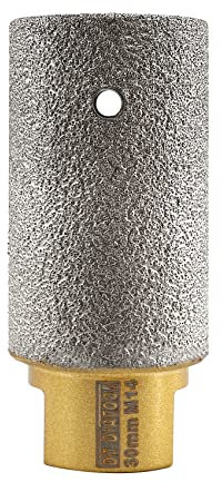 DT-DIATOOL M14 M14 Mèche diamantée avec revêtement pour meuleuse de carrelage, trous de polissage sur porcelaine, céramique, granit, marbre