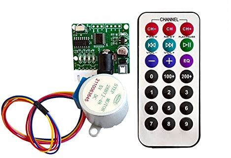 Modulo Driver Motore Passo-Passo,28BYJ-48 Controller Stepper Motor Driver Board W/telecomando per Motore Fai Da Te