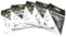 HAWKRIDGE RIG PRO SERIES - 5 Packs of Double Hook Type Commercial Quality FLAPPER Ready Tied Rigs - Ideal for Sea and Shore Fishing (5 pack - 2 Hook - Size 4)