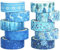 YUBX Weihnachten Washi Tape Set Masking Tape VSCO Dekoratives Klebeband Bunt für DIY Handwerk Bullet Journals Planer Scrapbooking Verpackung (Winter Times)