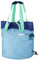 Mares Seaside Beach Bag, Große Strandtasche mit Magnetverschluss Hergestellt aus R-PET-Gewebe, Erwachsene, Aqua, 45x35 cm