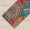Il Gruppone Passione Casa Tappeto Cucina Antiscivolo Made in Italy Passatoia Antimacchia Multiuso Corridoio Soggiorno Lavabile in Lavatrice - Mandala Rosso - 50x100 cm