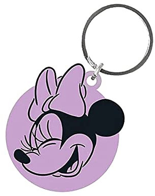 Pyramid International Disney Classic Minnie Mouse Cute Pose Rubber Keyring Keychain Fob