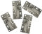 DOITOOL 45 Degree Tip Out Tray Hinge for Sink Base Cabinet Hinge Repair Kit Soft Closing