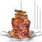 Noamus Al Pastor Skewer for Grill, Stainless Steel Vertical Skewers, Stand Skewer with Removable 3 Size Spikes (8, 10, 12), Tacos Gyros-BBQ Grilling Pan Accessory for Smoker Kamado Grill Oven Dish
