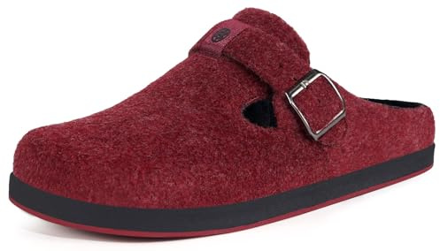 Sisttke Chaussons Femme Homme Pantoufle Feutrés Hiver Pantoufles | Semelle Amovible,Pantoufles Maison,Hiver Chaud Fermé,Peluche Doublé,Slip on,Caoutchouc Antidérapant,Intérieur Extérieur,Léger