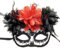 Dinntty Mexikanische Tag der Toten Maske Schädel Blume Augenmaske weibliche Maskerade Maske Kostüm Maske Halloween Party Requisiten