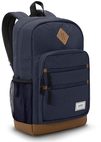 Solo New York Laptop Backpack for Women & Men - Re:Fresh, Blue, Fits up to 15.6 Laptop, Re:fresh Machine Washable Backpack